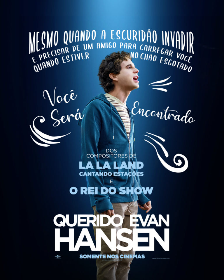 atoupeira confira o novo pôster nacional de querido evan hansen