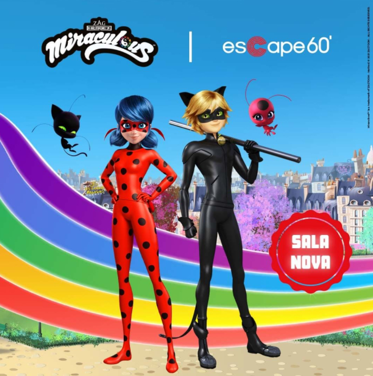 As Aventuras de LadyBug Online: Saiba mais sobre a novidade do Escape 60 –  Expressão On Line