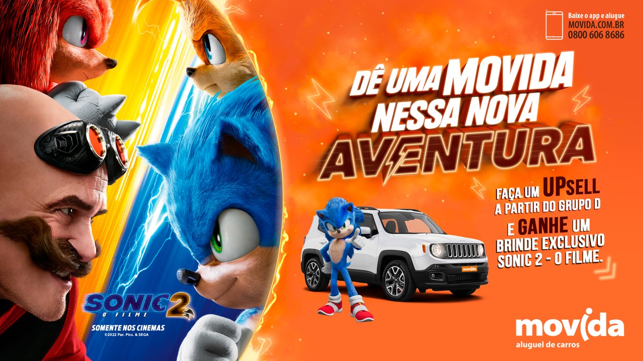 SEGA Retro BR - Sonic 2: O Filme é campeão de bilheteria no mundo! A  Paramount Pictures divulgou esta imagem para agradecer aos fãs, pois o  filme está em primeiro lugar nos